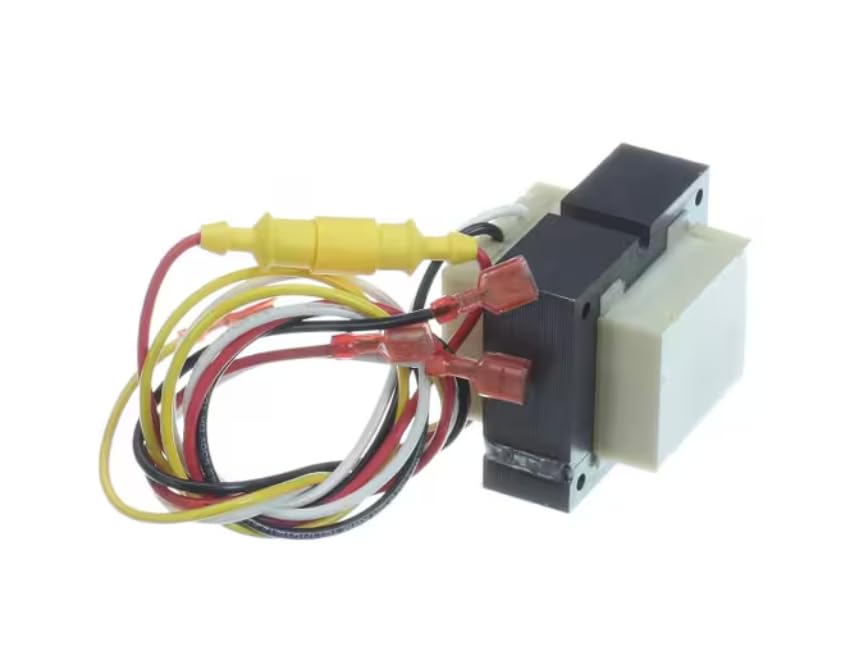 Fits Rheem BE27112099 Transformer with 2 Amp External Fuse, 120 to 24 Volt, 50/60HZ, 40VA for R96TA1002521MSA, R92TA1151524MSA, R801TA075521ZSB