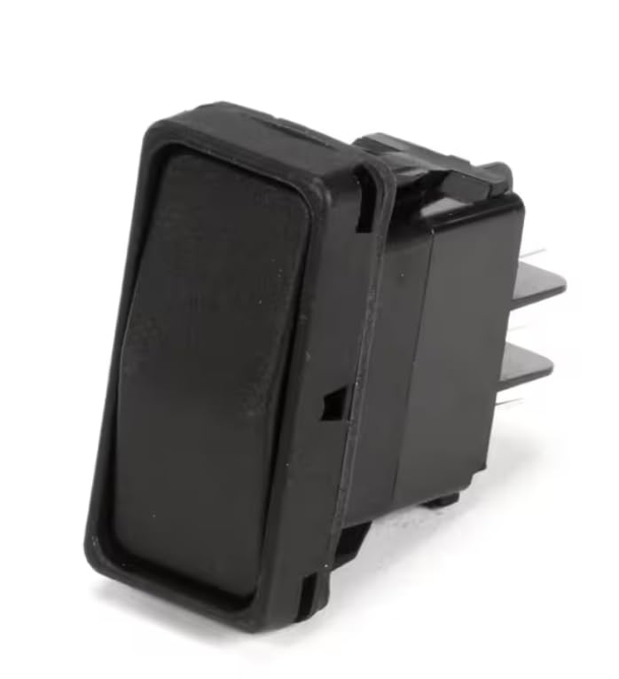 VJ8AS004-6ZZ00-000 1419R Rocker Switch, Sealed, 3 Position