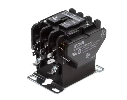Contactor with Auxiliary Switch Fits Hobart 87713-101-1 C25DNY118B – 30 A, 3-Pole