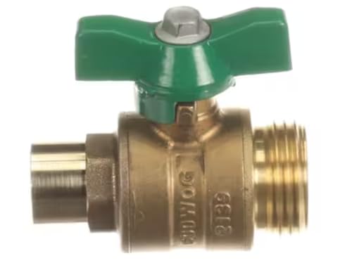 Fits Whalen Company 2139 600W0G Ball Valve with Hose Barb, 1/2" for V022A-B, V022A-D, V022AHSB