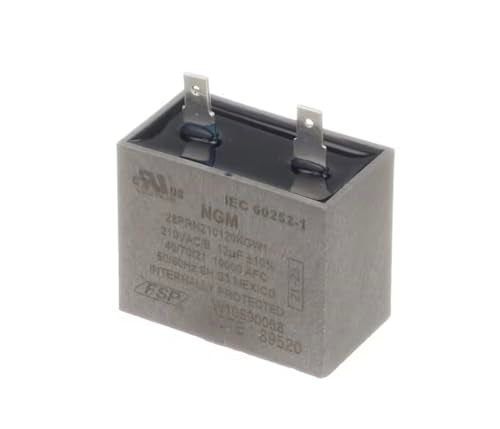 Capacitor 28PRN210120KGW1 – Fits Whirlpool Refrigerator – 210V 50/60Hz 12uF – Compatible Replacement Part