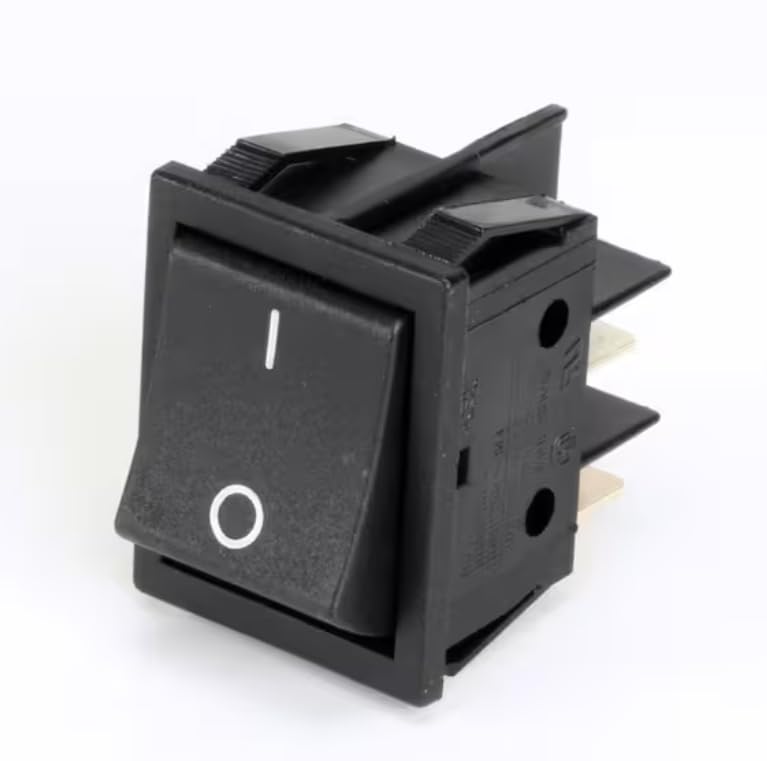 Fits Southbend Range T120/55 Rocker Switch, DPDT for RH36, SE36A-BBB, SE36A-HHB
