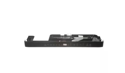 #537525X 154757503 Console Assembly with Overlay & Cover Gasket, Black, Dishwasher