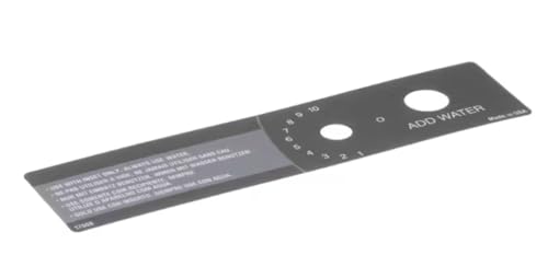 17508 Labei/Overlay, Control Panel for 71001, 72620, 72553
