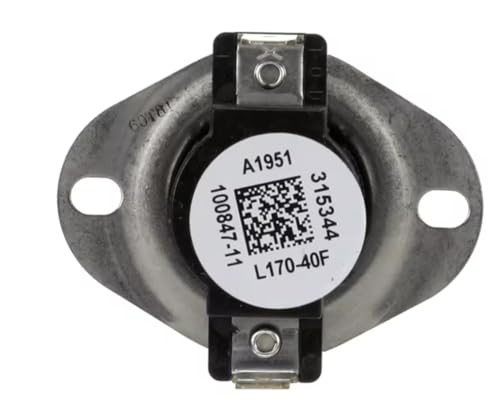 Fits Lennox A1951 315344 100847-11 Limit Control/Thermostat, L170-40F for LDT092H-01, LDT102H-01, LDT122H-01