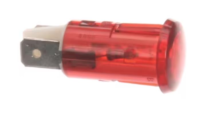 O589 Indicator Light, Red, 220 Volt for 40710, 40795, 40708