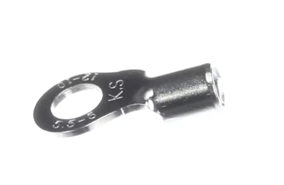 Fits Carter-Hoffmann 12-10 K.S 5.5-5 Ring Connector/Wire Terminal, Hi Temp, Uninsulated, 5.5-5, 12-10 AWG for CNH14, CNH18, CNH28