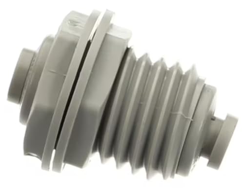 NSF-51/61 SIZE 4 Bulkhead Union/Fitting, 1/4" Push-On