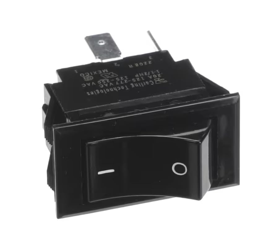 Fits Vulcan Hart 20A-125-277 2208R Rocker Switch, On/Off, 20A for VBP13, VBP13ES, VBP15