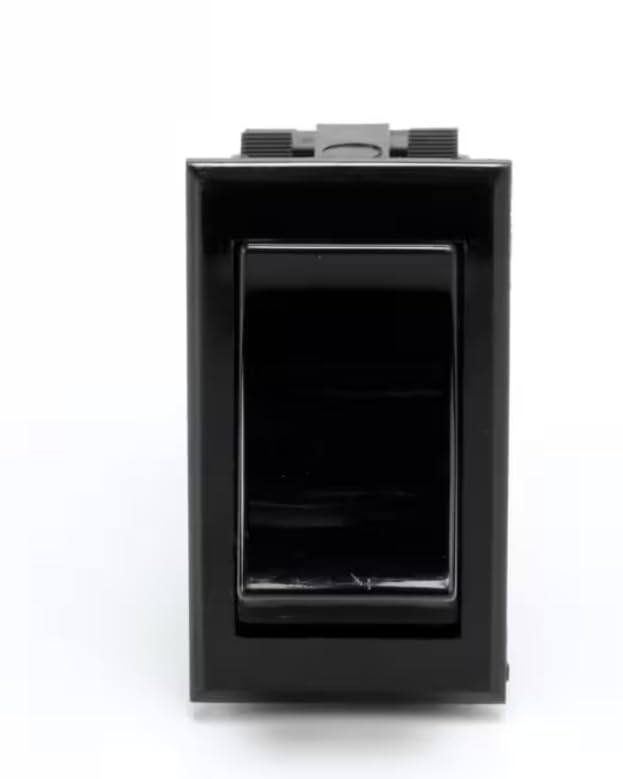 Fits BKI 1224 A Rocker Switch, DPST, Black for SRC, VGH, TW-3