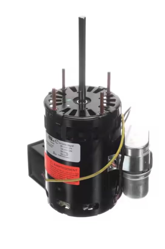 Fits Carrier HVAC 71626731 U6281 HC38QK460 AO M4823 Motor, Draft Inducer, 460V, 60HZ, 1PH, 3200RPM, 1/6HP, Clockwise for 48JJ 034 600, 48JJ 038 600, 48JJ 044 600
