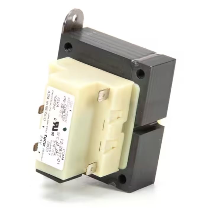 Fits Scotsman 12-2837-01 J0823 Transformer, 120V to 24V, 50/60HZ, 75VA for CME256, CME506R, CME506
