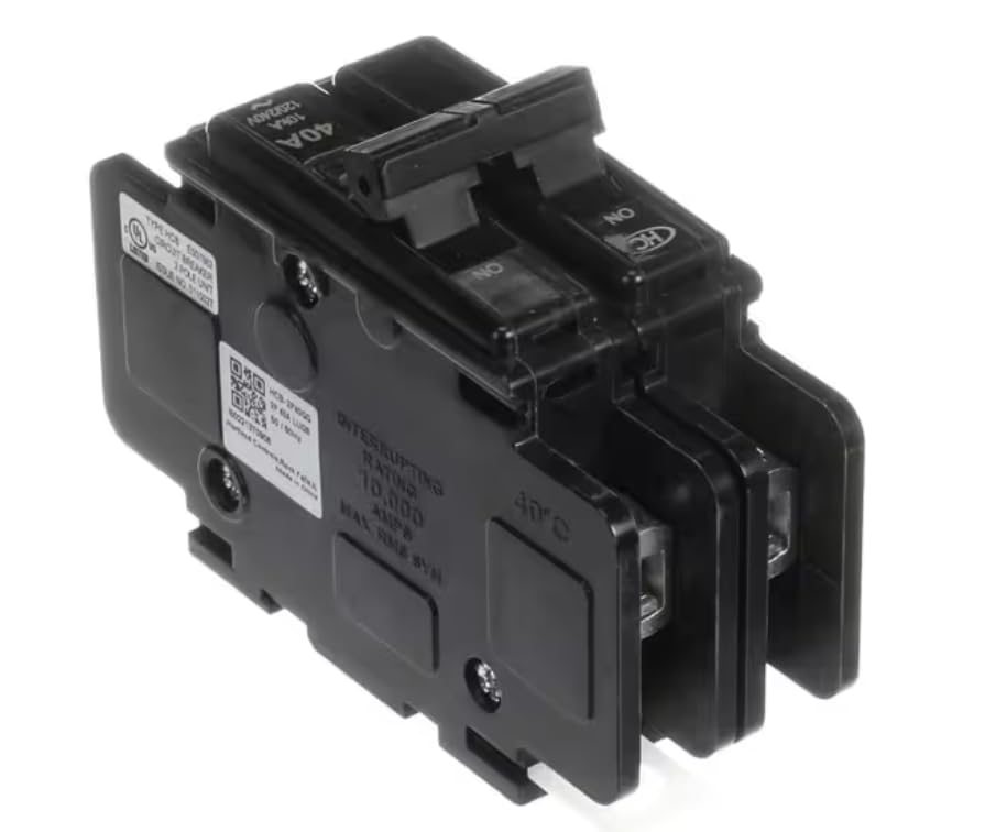 Fits Royal Range E507662ISSUE 0110027 HCB-2P20GG 50/60HZ B0221370906 Circuit Breaker, 2 Pole, 40 Amp