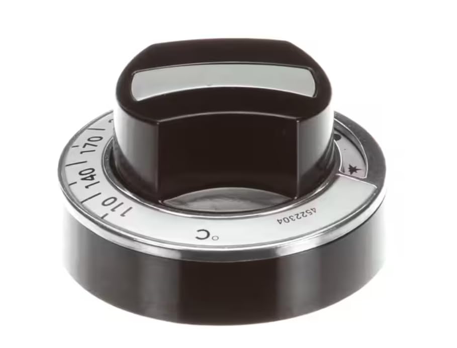 Fits Garland 4522304 Knob Kit, Oven, Flame Failure, 110-260C for GFE60-10CC, GFE60-6R24CS, GFE60-6R24RC