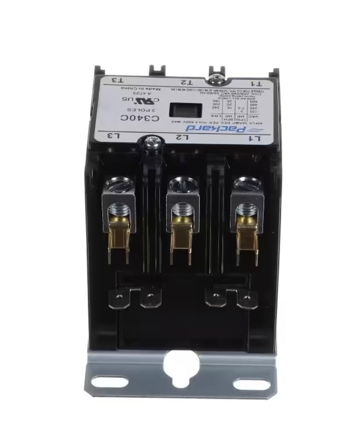 Fits York A4723 Contactor, 3 Pole, 208/240VAC 50/60HZ Coil, 40FLA