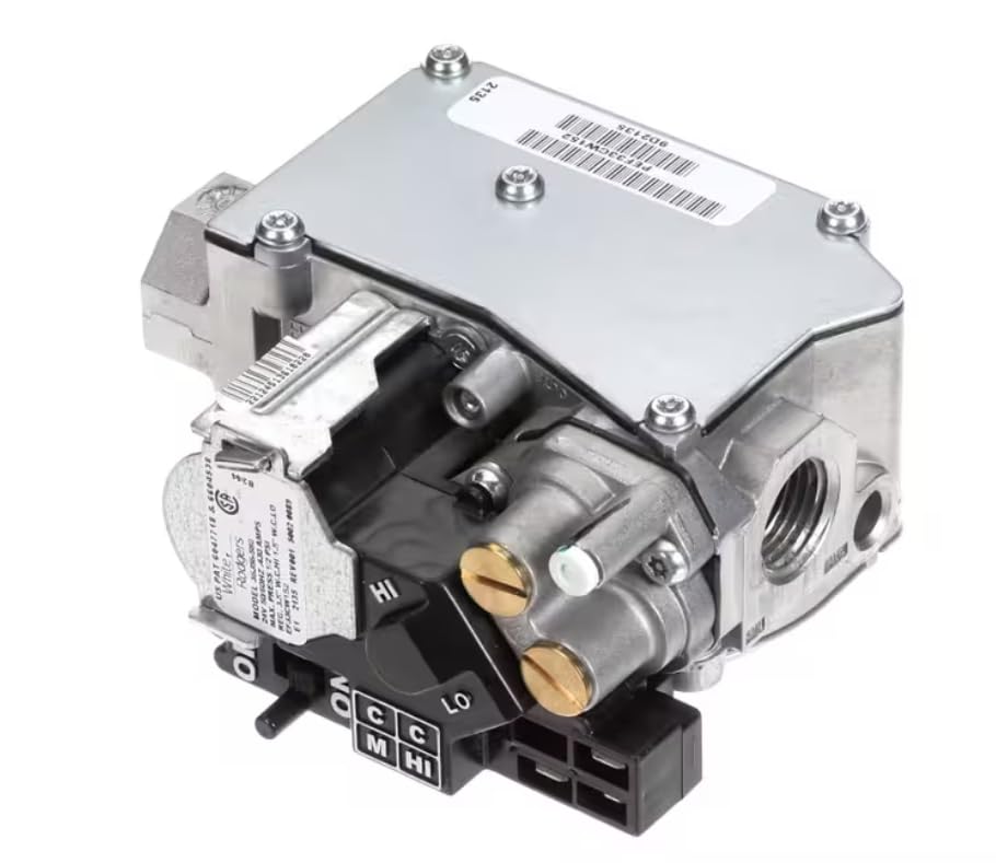 Fits International Comfort Products E1 2135 REV001 5002 0089 22124513610220 PEF33CW152 9D2135 Valve, Natural, 24 Volt, 1/2", White Rodgers for G96VTN, G96CTN, F96CTN