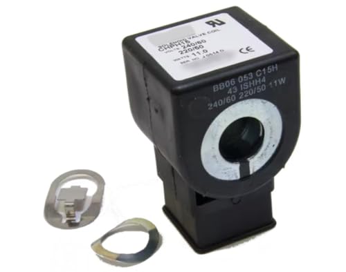 Fits Alliance Laundry Systems CHPH15 J 0514 D BB06 053 C15H 43 ISHH4 Coil Din 240V STM Parker Pkg for CP040PHN1, CP040PHQ1, CP040PHX2