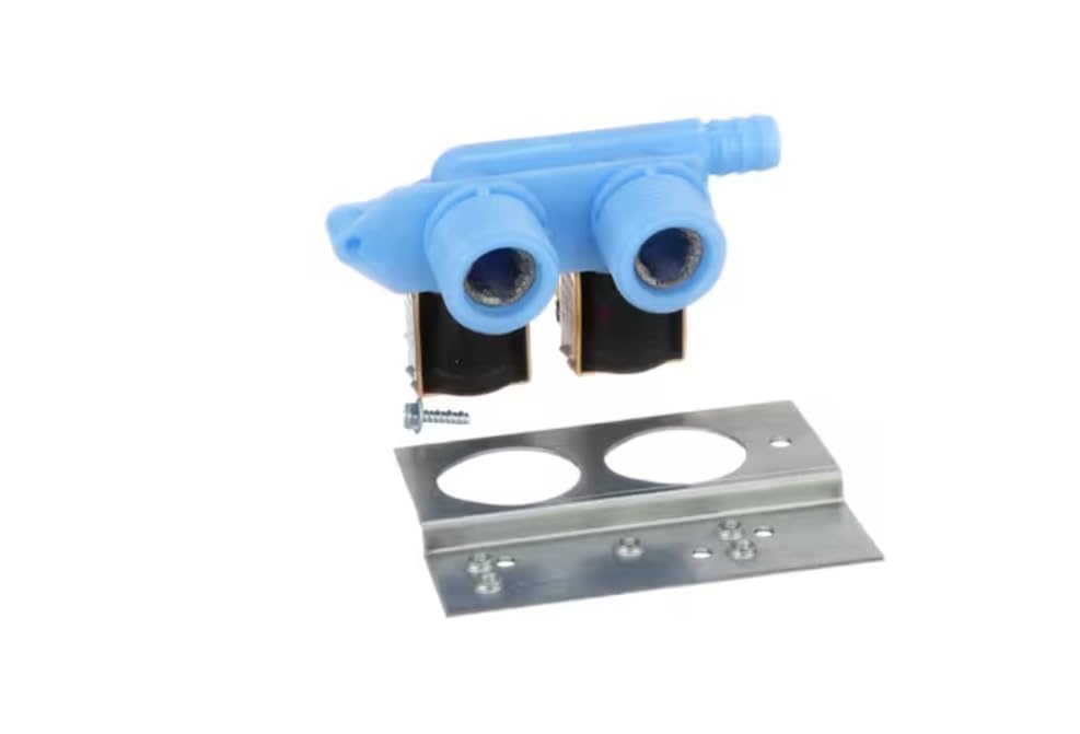 195C21 1-T Solenoid Valve Kit, Water Inlet, Dual Coil, Washing Machine for 7MLBR7333MT0, CAWS833RQ1, LSQ9200LQ2
