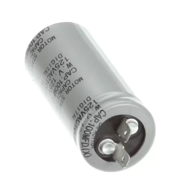 Cap. 100 MFD(X) W.V. 125V. AC Digital TECH Motor Starter/Capacitor, 100 MFD, 125 Volt for HNC-210BA-R-S, HNC-180BA-R-S, HNC-150BA-L-S