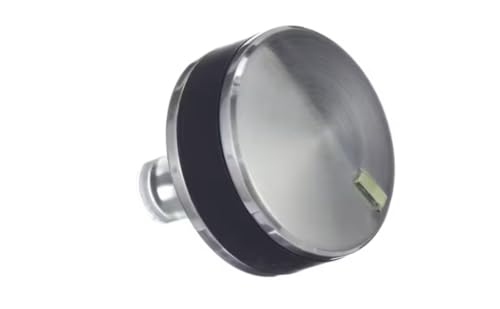 KIP 5781 181D8280 Knob, Top Burner, Stainless/Black, Cooktop