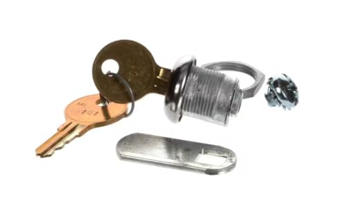 54G 101 Lock Assembly with Keys, Drawer/Door, Reach-in, 5/8" for 6025XL-S, 6051XL-S, 6125XL-S