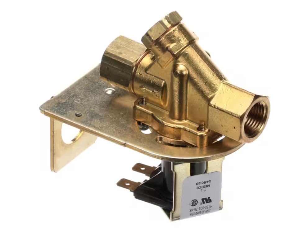 Fits Jackson 4730-002-75-48 T-1 145C18 Solenoid Valve with Mounting Bracket, 3/8", 120 Volt, 50/60HZ for DELTA 115