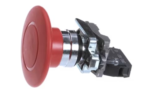 Fits Hardt ZBE-102 A600 Q600 14074Ith 10A Switch, On/Off Main, Pushbuton, Red, Normally Closed Contact for Blaze