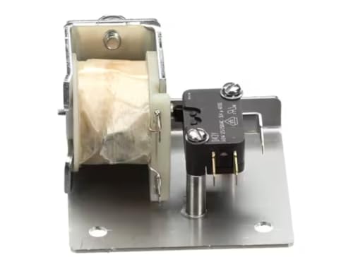 Fits Fetco D43Y 6(2) A 125/250VAC 5E4 40T85 1724 C9A Cont. 50/60HZ Dispense Latch Solenoid Assembly, 220 Volt