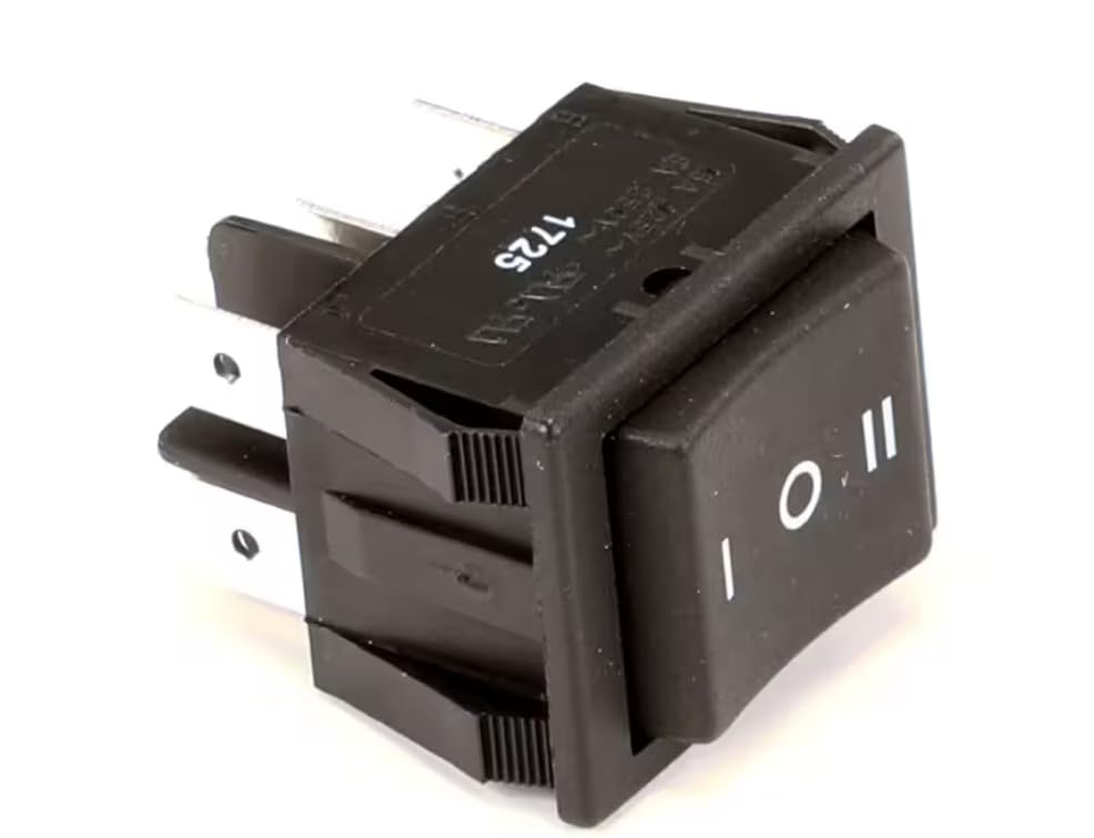 Fits Scotsman 1725 Switch, Rocker, DPDT, 3 Position for CU0415, CU0415MA-1, CU0415MA-32