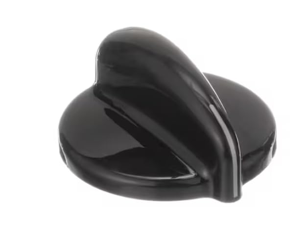 5B55 Knob, Top Burner, Black, Cooktop for JGP933BEK1BB, JGP933BEK2BB, JGP933CEK1CC