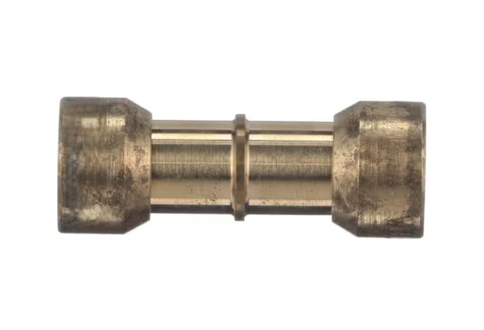 8NK VULKAN Tubing Connector, 8MM x 8MM, Brass, Refrigerator for CFE28TP2MHS1, CFE28TP3MED1, CFE28TP3MGD1