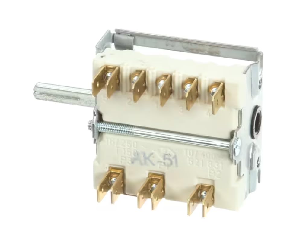 Fits Garland 4927215501 11 0725 RC Switch, 6- Heat, CE for S686RC, S684, ED-15THSE