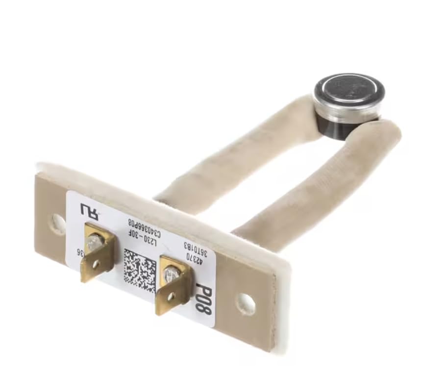 Fits Trane P80 42370 36T01B3 L230-30F C340366P08 4136 ®RU Limit Switch/Thermostat Assembly, Opens 230F, Closes 200F for AUC040C924B6, AUC040C924B7, AUC040C924BA