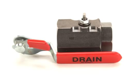 Fits Frymaster 5,772,177 Drain Valve with Handle & Lock, 1", Right for MJ45, FPPH355BLCSD, FPH350CSD