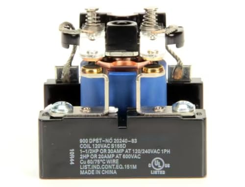 H1040 900 20240-83 120VAC S155D 10R44 Relay, 120 Volt Coil, DPST, 30 Amp for C-39, C-45