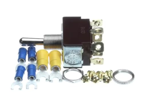 Fits CMA Dish Machines O516 Switch, Toggle, DPDT, Power, On/Off/On Flush for GLC, GW-100, PKC24