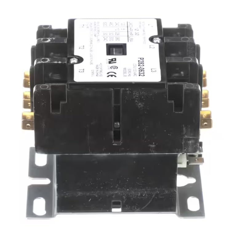 Fits Carrier HVAC P282-0632 Contactor, 120 Volt Coil, 50/60HZ, 75 Amp,3 Pole