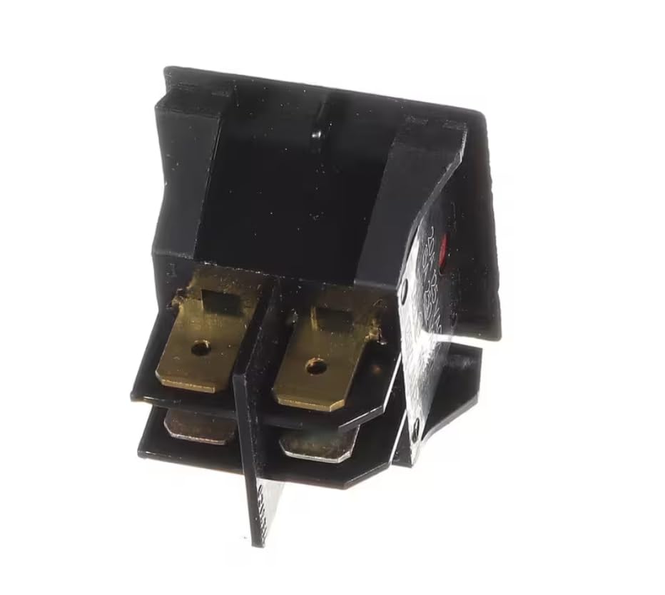Fits Thermodyne 20A 125 VAC 15A 250VAC 1416R Switch, Rocker, DPST, Illuminated,120v Red