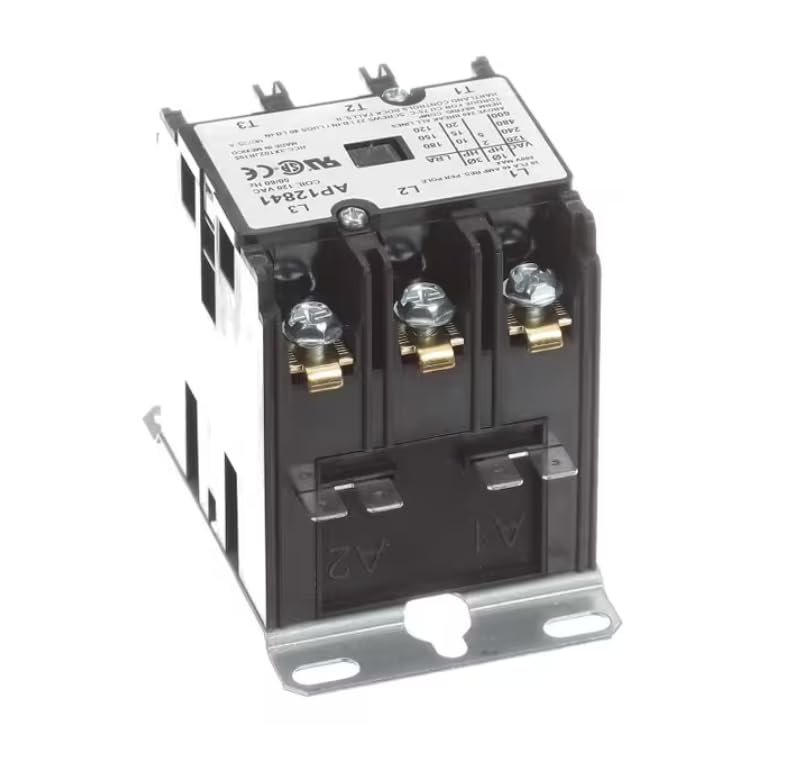 Fits Rheem AP12841 HCC-3XT02JR195 M0725 A Contactor, 120 Volt Coil, 50/60HZ, 40 Amp, 3 Pole