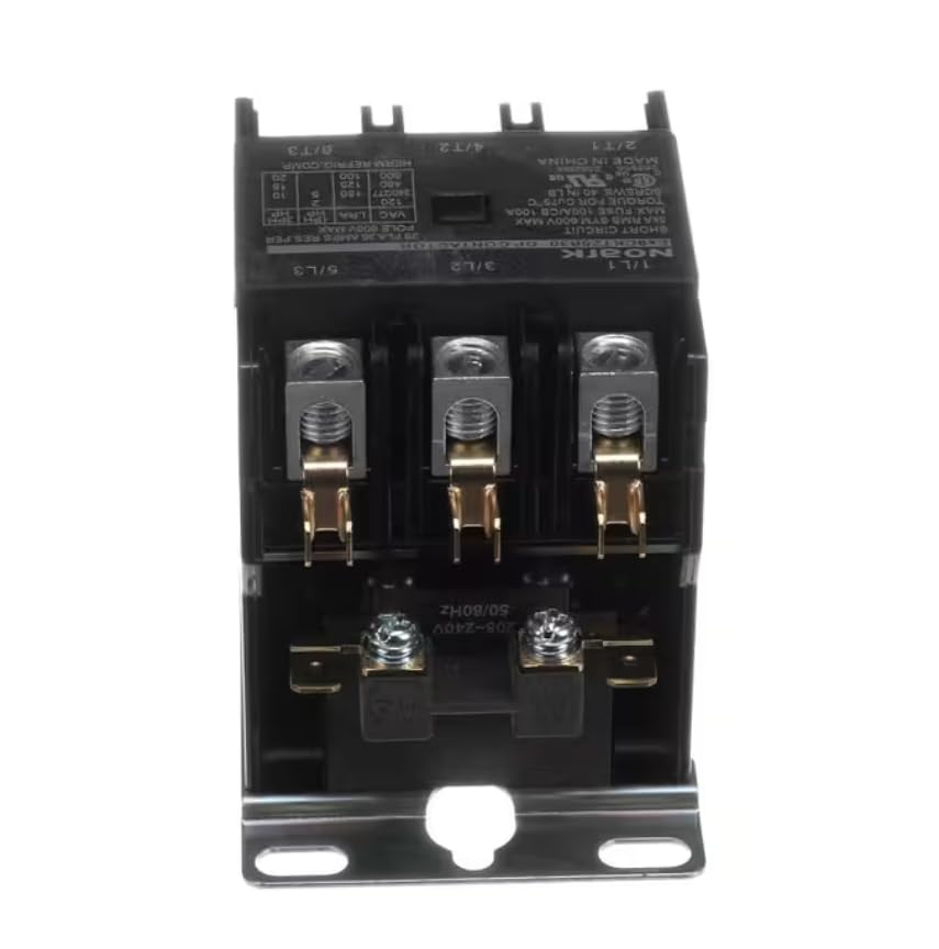 Fits Kolpak 144429963812101069 Contactor, 3 Pole, 25FLA, 208-240V 50/60HZ Coil, Non-Reversing