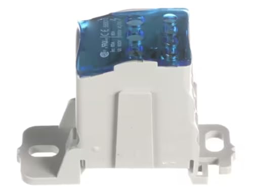 Fits Unox in 85A Ui 600V 1000A AC/DC Terminal/Distribution Block, 80A, UL