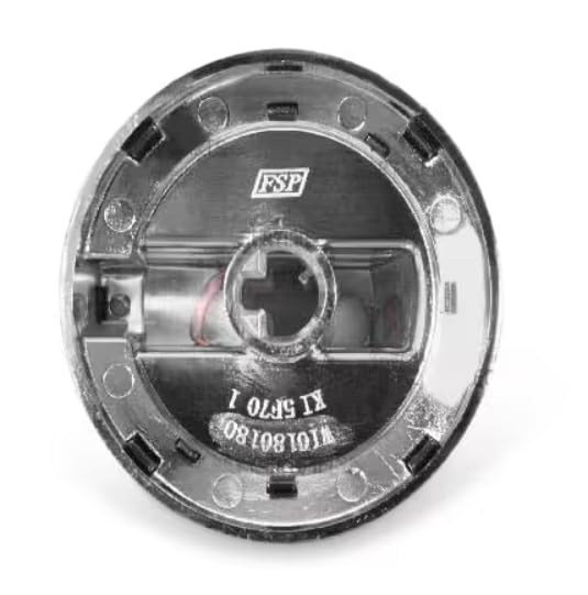 KI5F70 1 Control Knob, Off-Lo-Med-Hi-Lite, Stainless/Black, Range/Cooktop