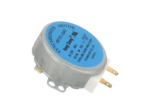Fits Magic Chef Turntable Motor 49TYD‑16A1 Microwave– 3 W, 6 RPM, 120 V, 60 Hz – Compatible with Models HMD1110B, HMD1110W, MCD1311ST, MCD1611B, MCD1811ST, MCO160, MCO165UB, MCO165UW
