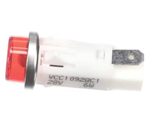 Fits Blodgett 28V 6W Indicator Light, Red, 28V for AC-500, AC-500 XCEL, BDO-100-G-ES