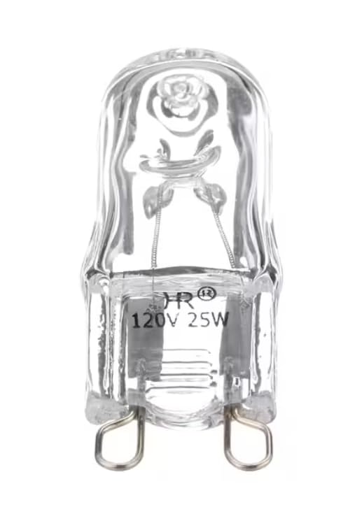 HR 25W Bulb, Halogen, G9, 120 Volt, 25 Watt for FFEW2425QSB, FGES3065PF, FFGS3025PWJ