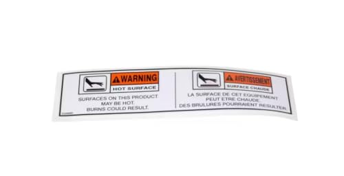 Fits Henny Penny 33589D Label, Warning, Hot Surface
