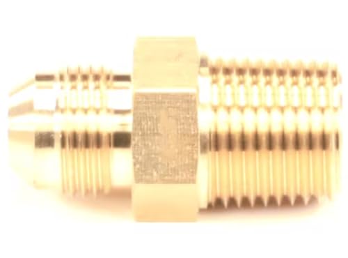 Fits Champion CJ201805 Connector, 1/2" Male NPT x 1/2" Flare, Brass for 44 PRO-VHR, 66 PRO-FF-VHR, 44-PRO