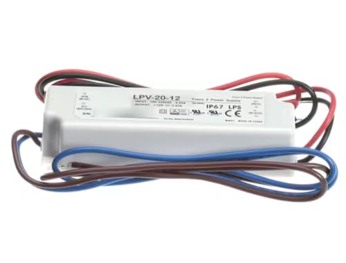 Fits Turbo Air Class 2 HB33728401 IP67 LED Power Supply, Input 100-240VAC/Output 12VDC, 50/60HZ, TGM-11RV