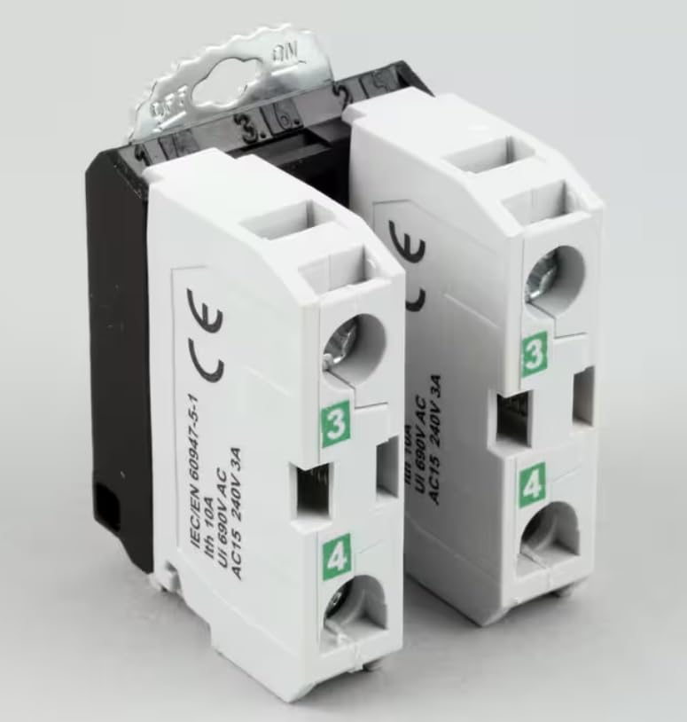 33E10 297E A600 Q600 UF25 60947-5-1 AC15 240V 3A Switch, CT, Pushbutton, Insert for AR-7EVH