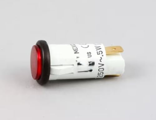 250V 5W I250 Indicator Light, Red for 3CS-3B, 3CS-4, 3CS-4B